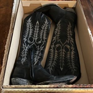 Old Gringo Mayra 18” Black Cowboy Boot